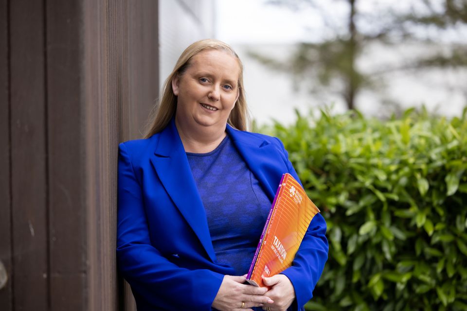 Angela Comerford Lynch did not complete the Leaving, but is now on a path to become an accountant. Photo: Fintan Clarke/Coalesce